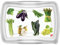 Snips 055021 CONTENITORI SALVAFRESCHEZZA Rettangolare-Set 2 Pezzi da 2 lt, Trasparente con Decorazioni Iml