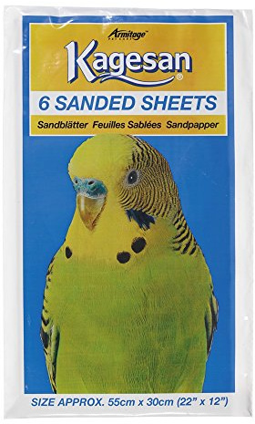 Kagesan Bulk Sanded Sheets White 22 X 12 (55 X 30cm), clear