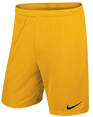Nike Kinder Park II Knit Shorts ohne Innenslip,gelb(University Gold/Black),XL