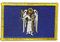 Aufnäher Patch Flagge Ukraine Kiew - 8 x 6 cm