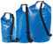 Xcase Aufblasbare Tasche: Urlauber-Set wasserdichte Packsäcke 16/25/70 Liter, blau (Wassersport-Beutel, Drypacks, Wasserdichter)