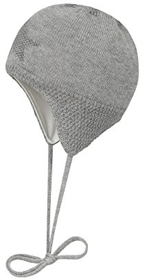 Döll Unisex Inka Bindemütze Strick Mütze, Grau (Light Gray Melange 8100), 37