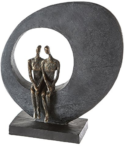 Casablanca - Skulptur/Dekofigur - Side by Side - Polyresin - Bronzeoptik - 33x30 cm