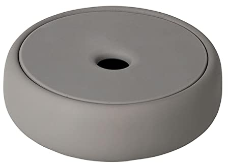 blomus -SONO- Aufbewahrungsdose aus Keramik, Ashley Blue, Badezimmerdose exklusive Optik, Organizer, Deko, Schmuckaufbewahrung, Ablageschale Kosmetik (H / B / T: 4 x 12 x 12 cm, Ashley Blue, 69177)