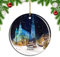 Weekino Österreich Wien Stephansdom Weihnachtsdekoration Christbaumkugel Hängender Weihnachtsbaum Anhänger Dekor City Travel Souvenir Collection Porzellan 2,85 Zoll