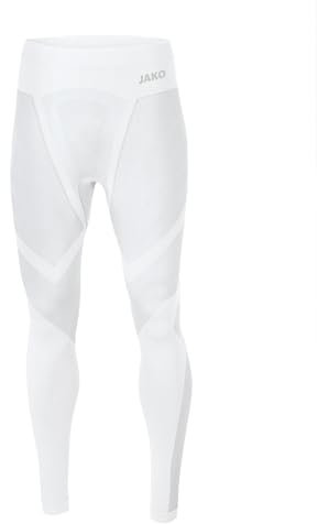 JAKO Herren Long Tights Comfort 2.0, Weiß, S