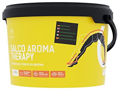 Salco Badesalz Sport Aroma Therapy - 3 Kg. Regenerierendes Solebad mit Rosenholzöl für Sportler und sportlich aktive Menschen