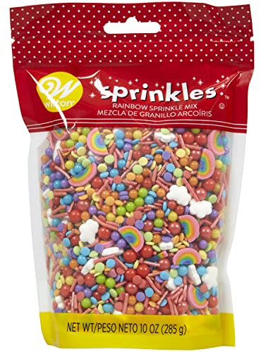 Wilton Rainbow Sprinkles Mix, 10 oz.
