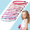 Candygirl 10 Stück Haarreif Mädchen Stirnbänder Blumen Stoff Stirnbänder für Mädchen Stirnband für Kinder Polka Dots Herz bedeckt Haarbänder