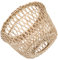 ORFOFE Abat-Jour Rétro Tissé Bambou - Housse de Lampe Décorative en Rotin Naturel Anti-Poussière Artisanat Décoration Créatif pour Salon Chambre