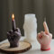 3D Mittelfinger Kerzenform Silikon,3D DIY Silikonform Kerzen Gießen Formen, Epoxidharz DIY Formen Schokoladenform Gießformen Geschenke Für Familie Und Freunde Handgemachtes Geschenk