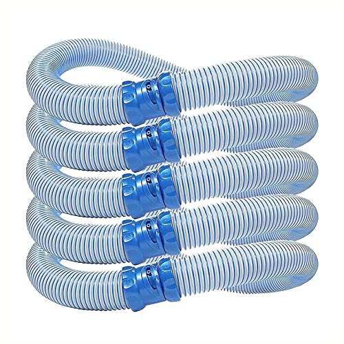 Starnearby Tuyau de Piscine, Compatible avec Zodiac X7 T3 T5 MX6 MX8, 1M, Bleu, 5 Pièces