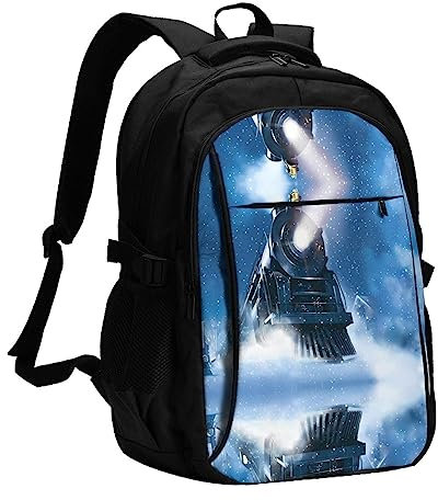 Sac à dos USB avec câble de données USB et prise de musique, confortable et robuste, grande capacité, Noir , taille unique