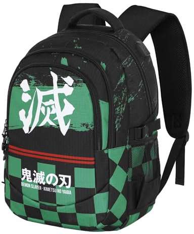 Demon Slayer Sutoriku-Plus Running Rucksack, Mehrfarbig, 34 x 46 cm, Kapazität 32 L
