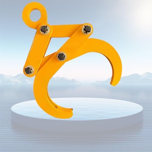 ATYUJKB Steel Plate Lifting Clamp, Industrial Steel Plate Clamp, Universal Plate Lifter Clamp, Welding Clamps, Plate Vertical Clamp, Chain Link Type Lifting Tongs Adjustable (OD 3.2T)