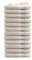 DoubleDry Handtücher Set 12-50 X 100 cm, Flauschige Badehandtücher, Duschhandtücher aus 100% Baumwolle (Oeko-TEX MIG Certified)- 500 g/m², Handtücher für Fitnessstudio, Spa & Strand (Creme)