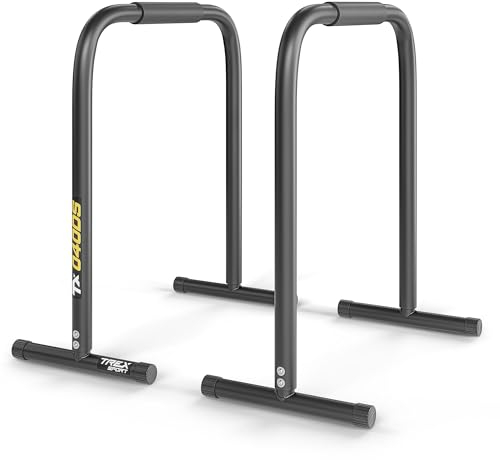 TREX SPORT Dip Barren TX-040DS | Dip Station bis 200 kg, höhenverstellbar | Calisthenics Equipment
