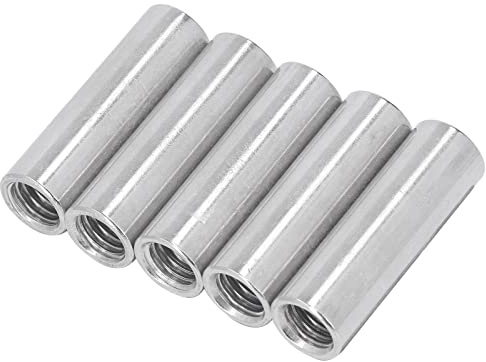 5 Stück M12 Runde Überwurfmutter, 304 Edelstahl-Innengewinde-Anschluss für Bolzen, Maschinenschrauben