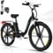 HITWAY Elektrofahrrad, 26 Zoll Elektro-Stadtfahrrad, Faltbares Pendler E-Bike, 36V/10,4Ah Abnehmbarer Lithium-Akku, 250W Leistungsstarker Motor, 7-Gang-Getriebesystem, E-Fahrrad Für Erwachsene
