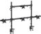 HFTEK - Tischhalterung für 4 Monitore 15-34 Zoll, 8kg pro Arm mit beweglichen Armen Höhenverstellbar Neigbar Schwenkbar Drehbar VESA 75 100 - MS424C-80N- Individuell umrüstbar