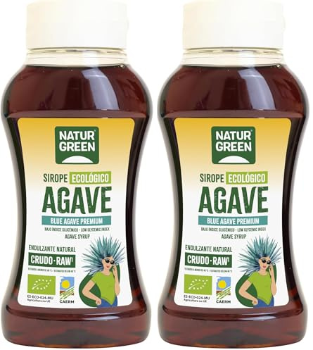Sirope de agave crudo Bio 500ml/690g Naturgreen (Confezione da 2)