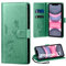 Handyhülle für iPhone 11 Hülle, Schutzhülle für iPhone 11 PU Lederhülle Tasche Flip Case Kartensteckplätzen Klapphülle Kompatibel mit iPhone 11 Hülle, Grün