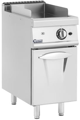 Royal Catering Fry top a gas 6 kW 50 300 °C Propano, GPL, gas naturale Mobiletto Piastra gas Piastra per griglia a gas Griglia di cottura Griglia a gas