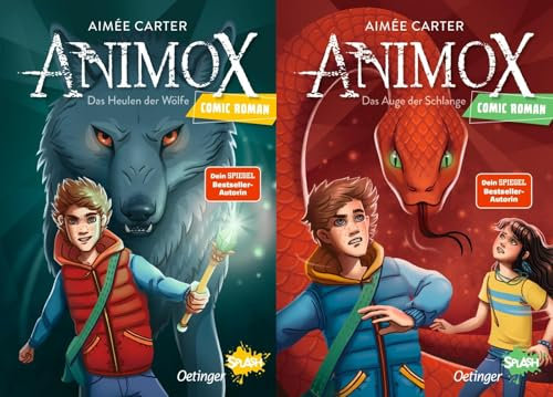 Die Animox-Reihe Band 1+2 im Comic + 1 exklusives Postkartenset