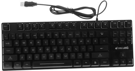 Artibetter Mechanical Keyboard Wired 87-key Gaming Keyboard Led Backlight and Multimedia Keys (uk Version)