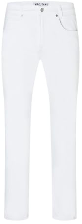 MAC ARNE Pipe White Denim 0517-00-0951L H010 W32 L36