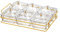 HGZLQKD Dry Fruit Tray with Lid Food Storage Bowls Decor Fashion Containers Appetizer Serving Plate Divided Snacks Dish for Tabletop, Clear with 6 Grids