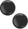 PSL Carbon Fiber Coaster, 2 Pack Black Round Car Cup Holder Inserts, 7cm Diameter, Non-Slip, Easy to Clean