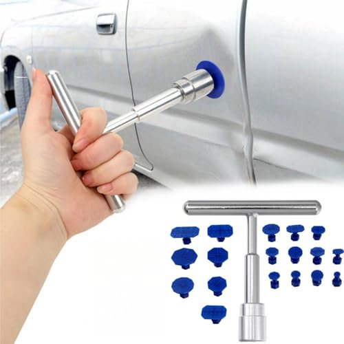 Cutiolly Outil Réparation Debosselage,Kit Débosselage Ventouse,Kit Retrait Dent Enlèvement,Kit Debosselage sans Peinture,Outils de Réparation Carrosserie,Kit Réparation Bosses Voiture,Dent Repair