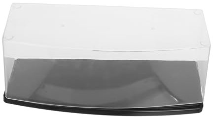 GARVALON Vitrine Durchsichtig Organizer-Box Für Sammlerstücke Figuren Modellautos Puppen Aufbewahrungsbox Mit Ständer Display-etui Für Andenken Und Kleine Gegenstände Wasser Und Staubdicht