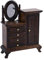 1:16 Scala Casa di Bambola Comò Cabinet E Vintage Vanity Table Mobili In Miniatura In Legno Per Setup Realistici Camera Da Letto
