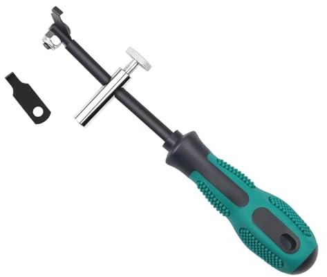 Carkio 58430 Estrattore di tenuta ad albero, per rimuovere le guarnizioni della manovella, strumenti di riparazione auto, estrattore di guarnizioni universale, per la maggior parte delle auto e delle