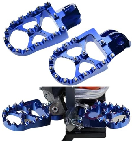 Fußrasten Fußrasten Fußrastenstützen Pedale/Passend for Husqvarna TE 300 FE 250 350 450 501 TC 65 85 14-16 701 Enduro/Supermoto 2023(Black)