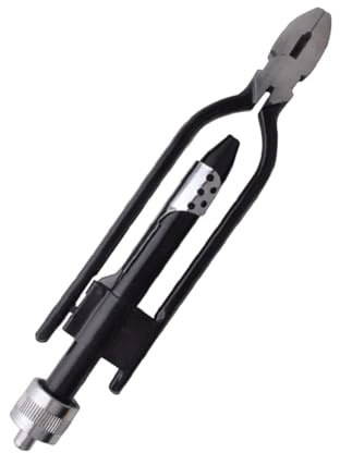 HAMPPLIES Hinge Pliers mit Sicherheitsverriegelung Drahtzange zum Schneiden Verdrillen und Sichern von Kabeln Langlebig für Luftfahrt und Industrieeinsätze