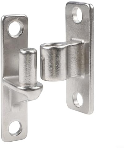 Heavy Duty 304 Stainless Steel Gate Hinges Rust Resistant Fence Hinge Barn Door Hinge Outdoor Door Hinge Garden Gate Hardware Metal Gate Fittings Farm Gate