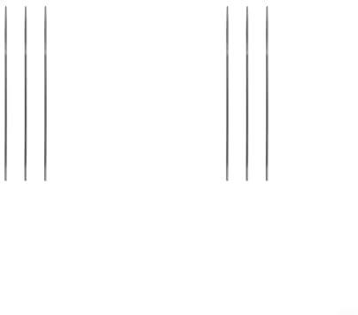 GANCEI Lot de 6 limes d'affûtage de tronçonneuse 3,5 mm de diamètre, limes métalliques en lot de 3 ou 6 pour un entretien précis de la chaîne de l'Oregon