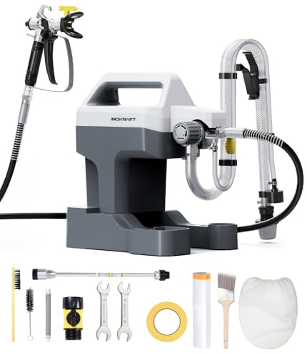 InoKraft NEO Airless Paint Sprayer Kit, 3000 PSI 0.26 GPM, Lightweight