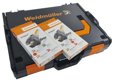 Weidmüller 50 Jahre stripax® Jubiläums-Set (besteht aus stripax®, stripax® 16 + L‑BOXX mit Inlay, Abisolierbereich 0,08 mm² -16 mm², Kabel Abisolierzange) 490906