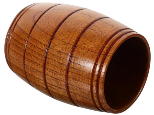 BESPORTBLE Tasse en Bois 180ml, Tasse à Boire Vintage Simple Chic | Fête Bière, Solide et Facile à Nettoyer, Style Classique pour Boissons Chaudes, Tasse de Vin