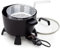 Presto Großer Wasserkocher, Dampfgarer und Fritteuse, Multi-Kocher, Schwarz, 8 l