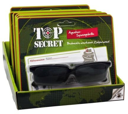 TOP SECRET Spionage-Brille, sehen was hinter einem passiert ohne sich umzudrehen