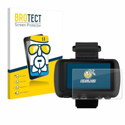 brotect Glass Film compatible with Garmin Foretrex 601 | Clear Screen Protection Made in Germany Glass-Film 9H Protection Scratch Resistant High Clarity