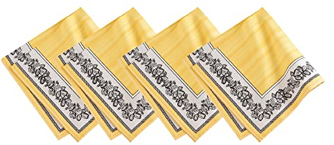 Villeroy and Boch Audun Oversized Baumwollstoff-Servietten, 53,3 x 53,3 cm, 4 Stück