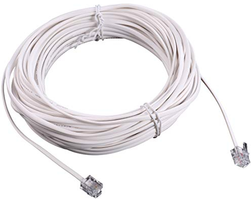 UHPPOTE - Cavo di prolunga per telefono con conduttore, 15 m