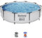 Bestway Steel Pro Max | Round Frame Swimming Pool with Filter Pump, Above Ground Frame Pools, Grey, 12ft
