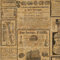 wandmotiv24 Fototapete Zeitung Muster Vintage, XXL 400 x 280 cm - 8 Teile, Wanddeko, Wandbild, Wandtapete, braun Russland Schrift M6406